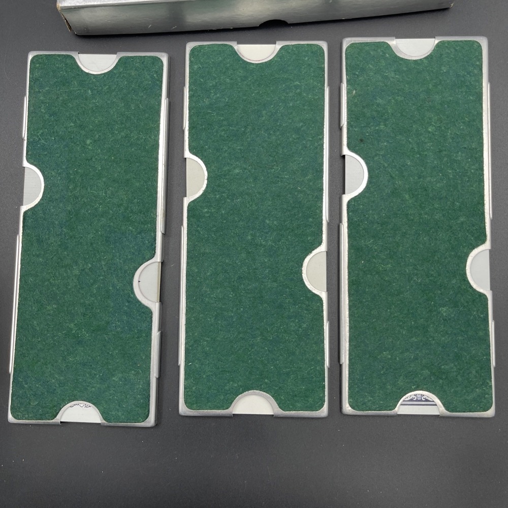 Vintage Autobridge Duplicate Bridge Set 3 Metal Boards w Cards Box Instructions - Picture 4 of 5